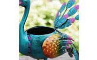 Outdoor Use Metal Peacock Statue Handmade Peacock Statue Rustic Look for Balcony, Patio