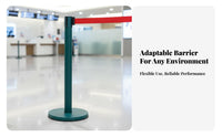 Heavy-Duty Base Retractable Belt Stanchion Sturdy Construction Stainless Steel Queue Pole Stable Belt Barrier Stanchion Easy Assembly for Event Organizers, Security Personnel, Airports, Hotels, Museums, Retail Shop S