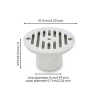 Slotted Grille Pool Inlet Fitting Compact Pool Outlet Fitting Circular Tight Seal