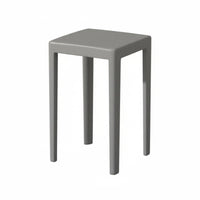 Non-Slip Feet Stackable Square Stool Thickened Design Stackable Square-Top Seat Sturdy Construction Home Furnishing Space-Saving for residents, grown-ups, Students, Living Room, Kitchen, Bedroom, Bathroom