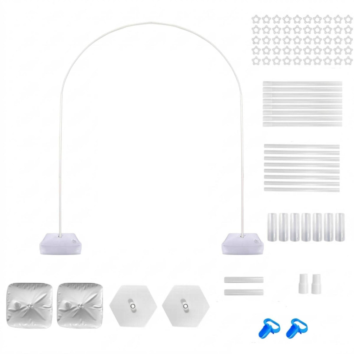 Balloon Arch Kit with Water Bases Sturdy Balloon Arch Stand Frame Portable Party Decoration for Celebrations