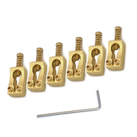 Electric Guitar Arched Adjustable Bridge Saddles 21x10.5mm Tremolo Bridge Parts