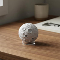 Handmade Miniature Moon Model Hand-Painted Scene Decoration for Hobbyists, Dioramas, Terrariums
