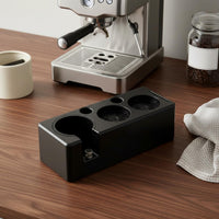 Multi-Slot Espresso Tamper Stand Countertop Friendly Coffee Distributor Holder Easy to Clean