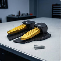 Rear Footrests with Mounting Screws Ribbed Passenger Foot Peg Compact Footrests for Passengers