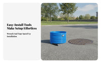 Ribbed Coil Drain Cleaning Hose Kit Metal Fittings Pressure Washer Sewer Jetter Kit Multiple Adapters Pressure Washer Drain Hose Spray Angle Tips