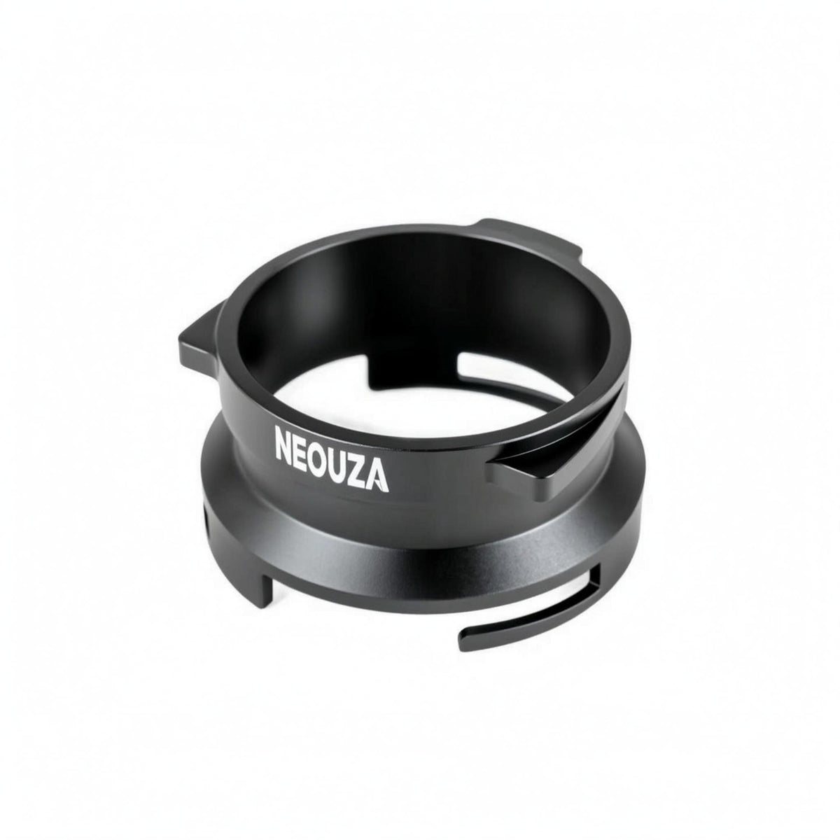 Three-Ear Dosing Collar Stepped Body 58 Mm Dosing Collar Portafilter Funnel Black Coffee Specialist Gear Lightweight