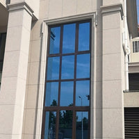 Frosted Window Film for Home Office Privacy, Self-Adhesive Blackout Window Tint, 0.05mm Opaque PET Material, DIY Bathroom Window Film Privacy