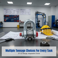 Marine Pulley Block, Heavy-Duty Shackle Wheel Pulley, U-Shaped Sheave for Wire Rope Lifting