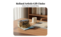Creative Gift Tear-Tear-Away Paper Carving Block Multi-Functional Tear-Away Paper Sculpture DIY Experience for Adults, Birthday, School