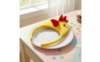 Red Beak Chicken Costume Headband Curved Band Chicken Headband Easy to Wear Dress-up Gear Cute