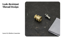 M14 Pressure Washer Adapter Solid Brass Pressure Washer Quick Connect Adapter