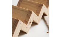 Natural Wood Z-Shaped Bird Ladder Stepped Bird Climbing Ladder Easy to Install Pet Accessory Chewable for Parrots, Aviary
