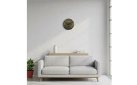 Non-Ticking Modern Round Wall Clock Minimalist Design Silent Quartz Clock Easy to Read for Living Room, Bedroom, Office