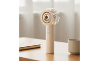 Handheld Spray Fan with Water Tank Rechargeable Handheld Misting Fan Cordless for Commuters, Travel, Office, Desk