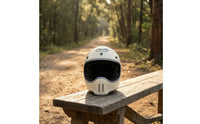 Full-Face Motorcycle Helmet Vintage Full Face Motorcycle Helmet Ventilated Lightweight for Motorcyclists, Motorcycling, Cruising