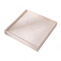 Square Jewelry Display Tray Raised Rim Band Holder Display Tray Matte