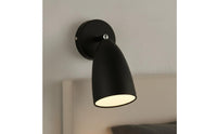 Modern Minimalist Adjustable Bedside Wall Light Area Saving Extendable Wall Reading Light Gold Finish for Readers, Bedroom, Study