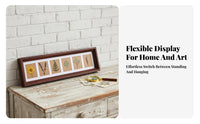 Currency Display Case Multifunctional Bill Display Frame DIY Multi-Opening Picture Frame for Collectors, Desktop, Office, Study