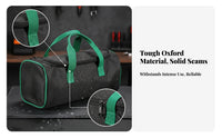 Green Trim Handheld Tool Bag Portable Zippered Tool Bag