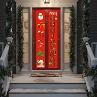 Christmas Holiday Party Decorative Door Banner Couplets