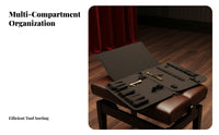 Piano Tuning Tool Bag Multi-Compartment Piano Maintenance Tool Case Portable