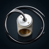 Ceiling Light and Pendant Light Fitting with E27 Lamp Holder, High Temperature Resistant Ceramic E27 Lamp, E14 Bulb and Lampholder DIY with Wire