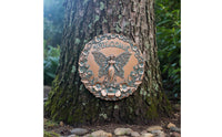 Bronze Welcome Sign Resin Material Fairy Wall Plaque Wall Art Decor for Outdoor
