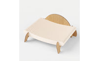 Corrugated Cat Scratcher Lounge with Legs Curved Cardboard Cat Scratcher Long-Lasting Large for Living Room