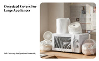 Appliance Dust Cover Dustproof Dust Cover Large Size Transparent Protector for Movers, Renters, Storage, Pantry, Moving