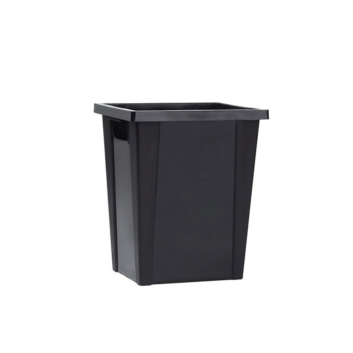 Square Flower Container Plastic Flower Container with Handles Square Vase Black Floral Containers Tapered for Florists