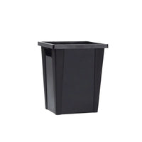 Square Flower Container Plastic Flower Container with Handles Square Vase Black Floral Containers Tapered for Florists