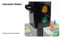 Educational Talking Traffic Light Lights and Sounds Toy Traffic Light Role Play Fun for Preschoolers, Toddlers, Classroom, Playroom
