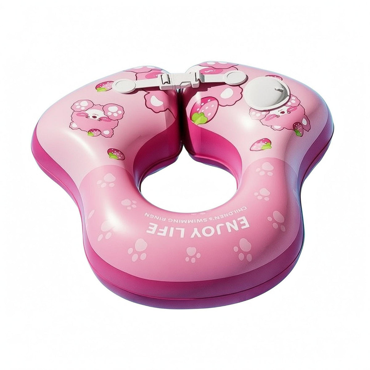 Shoulder Strap Axillary Swim Float Double Buckle Inflatable Baby Buoy Seat Press-to-Inflate Swim Float with Seat Padded