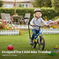 Quick Release Kids Bike Push Handle Universal Fit Parent Push Handle Builds Confidence for Beginners