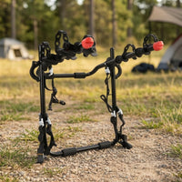 Strap-on Rear-Mounted Cycle Carrier Padded Car Trunk Bike Rack Universal Trunk Bike Rack Heavy-Duty for Cyclists