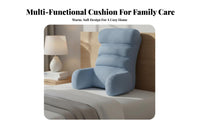 Ergonomic Design Bed Backrest Pillow with Arms High-Resilience Filling Sit up Pillow for Bed Breathable Material for Adults, Lounging