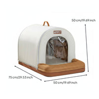 Air-Conditioned Pet House Breathable Cooling Dog House Soft Mat Cooling Dog Bed for Indoor