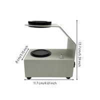 Polariscope Compact Tabletop Polariscope Low-Profile Polarizing Viewer for Appraisers