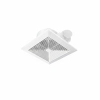 Noiseless Bathroom Exhaust Fan Quiet Operation Ceiling Exhaust Fan Powerful High Air Circulation for Toilet