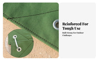 Abrasion-Resistant Climbing Rope Protection Mat Portable Canvas Rope Border Guard Double-Layer Design for Climbers, Mountaineers, Caving