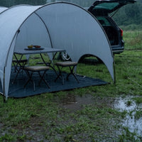 Silver-Coated Outdoor Tunnel Canopy Fiberglass Poles Arched Canopy Tent Rain Protection Tunnel Tent Waterproof for Camping, Car Parking, Gatherings, Shade