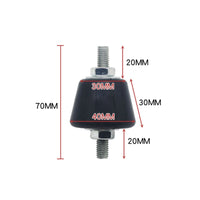 4 Pieces Air Conditioner Foot Pad Cushioning Appliance Support Threaded Bolt