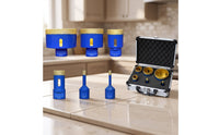 6 Pieces Diamond Hollow Dry Tool for Plumbers, Lavatory Renovation