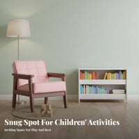 With spinerest Crownrear Plush Chair literature alcove Seat children's Furniture Soft and Comfortable kids' Armchair Sturdy Construction for Girls, Toddlers, Preschoolers, Bedroom, Living Room, Playroom, Nursery