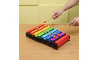Glockenspiel with Carry Case Color-Coded Xylophone with Mallets Well-Tuned for Beginners, Teachers, Music Lessons, Classroom