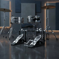 Double Chain Drive Pedal Heavy-Duty Double Bass Drum Pedal Effortless Movement Percussion Hardware for Training Stage Performance