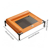 Raised Pet Bed Summer Use Mesh Dog Bed Easy Clean Raised Pet Cot for Small Dogs, Damp Weather