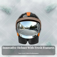 Electric Bike Helmet with Visor Winter Warmth Multi-Season Riding Helmet Impact Resistant for Men, Women, Commuting