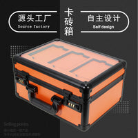 Portable Aluminum Alloy PSA Card Storage Box with Handle
